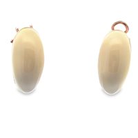 Pendientes Fraleoni Mujer in Plata SMILE BEIGE - SMILE BEIGE